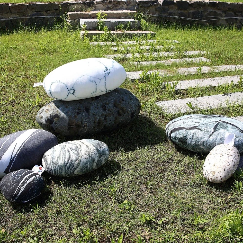 Pillows that sales look like rocks