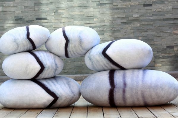 Pebble Stone Floor Cushions Pebble Cushions - Image 2