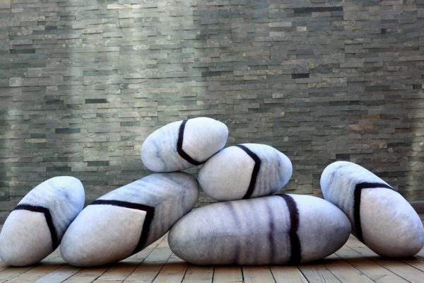 Pebble Stone Floor Cushions Pebble Cushions - Image 3