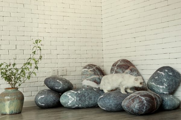 Decorative Pebble Floor Cushions Pebble Cushions - Image 3