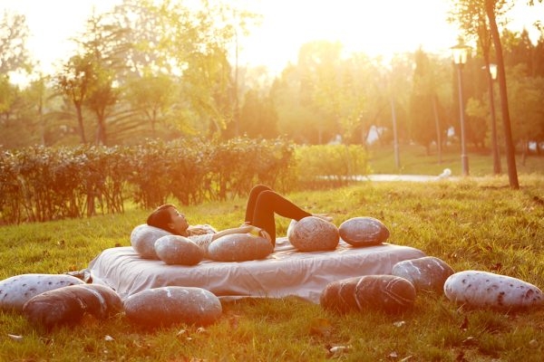 Decorative Pebble Floor Cushions Pebble Cushions - Image 8