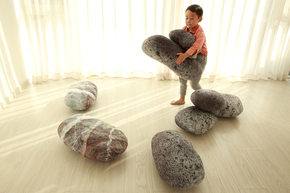 Decorative Pebble Floor Cushions 