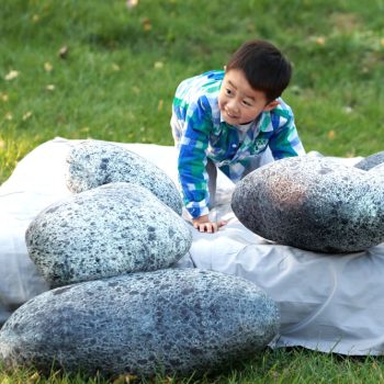 Pebble Stone Pillows Floor Rock Cushions 