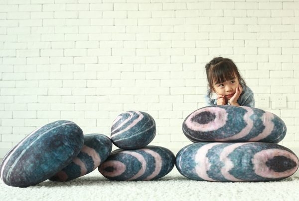 Cobblestone Floor Pillows Pebble Cushions — изображение 3