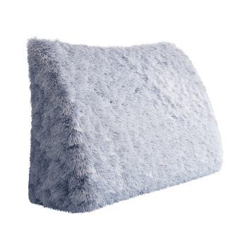 blue plush large reading pillow 3607