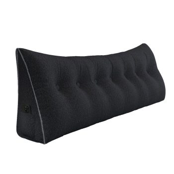 large wedge reading pillow black 4026