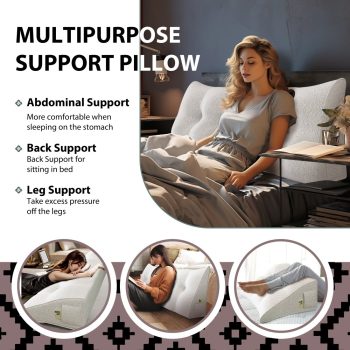 large wedge reading pillow for bed 3999