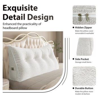 large wedge reading pillow for bed 4001