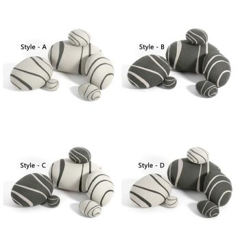 μαξιλάρια με βότσαλα neolivingstones 6862