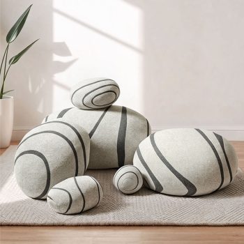 μαξιλάρια με βότσαλα neolivingstones 6864